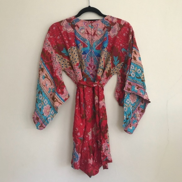 5⭐️ FAV BESTSELLER BOHO GYPSY Lotus Kimono Romper - Picture 6 of 7